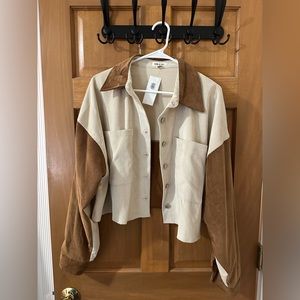 Dry Goods Brown and Tan Jacket Size L